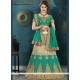 Net Sea Green Lehenga Choli