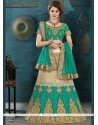 Net Sea Green Lehenga Choli