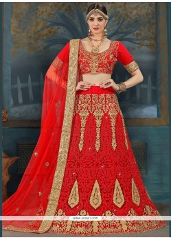 Net Resham Work Lehenga Choli