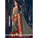 Faux Chiffon Patch Border Work Classic Designer Saree