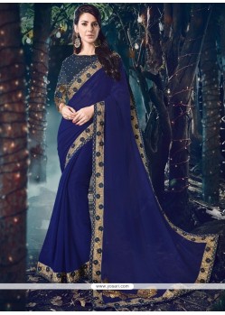 Patch Border Work Classic Saree