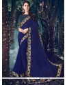 Patch Border Work Classic Saree