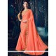 Orange Designer Saree