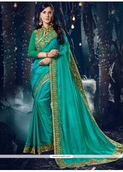 Green Classic Designer Saree