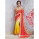 Faux Georgette Half N Half Saree