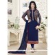 Ayesha Takia Faux Georgette Lace Work Jacket Style Suit