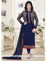 Ayesha Takia Faux Georgette Lace Work Jacket Style Suit