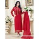 Ayesha Takia Red Lace Work Jacket Style Suit