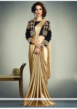 Fancy Fabric Gold Saree