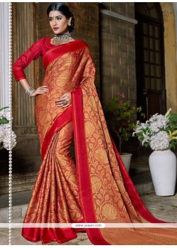 Banarasi Silk Woven Work Traditional Designer Saree