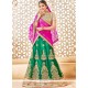 Net Patch Border Work Lehenga Choli