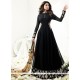 Jennifer Winget Black Floor Length Anarkali Suit