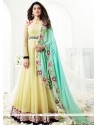 Jennifer Winget Faux Georgette Floor Length Anarkali Suit