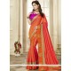 Patch Border Work Jacquard Silk Designer Traditional Saree