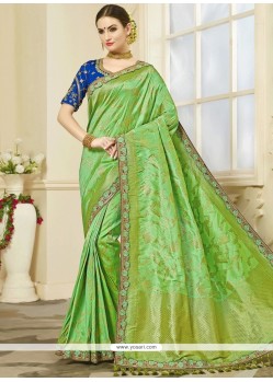 Green Traditional Saree