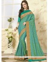 Patch Border Work Designer Traditional Saree