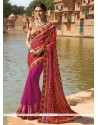 Faux Georgette Print Work Printed Saree