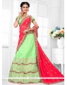 Resham Work Art Silk Lehenga Choli