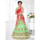 Art Silk Resham Work Lehenga Choli