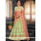 Net Green Lehenga Choli