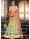 Net Green Lehenga Choli