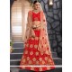 Resham Work Red Lehenga Choli