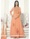 Ayesha Takia Peach Floor Length Anarkali Suit