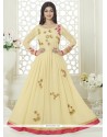 Ayesha Takia Cream Floor Length Anarkali Suit