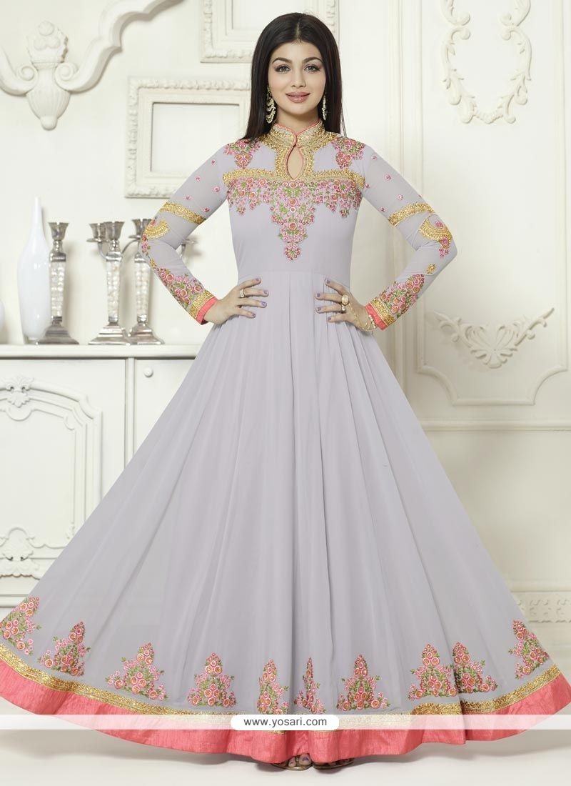 Buy Ayesha Takia Embroidered Work Floor Length Anarkali Suit Anarkali