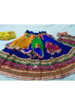 Blue Georgette Ghagra Choli