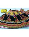 Black Patch And Mirror Work Lehenga Choli