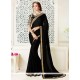 Lace Work Black Classic Designer Saree