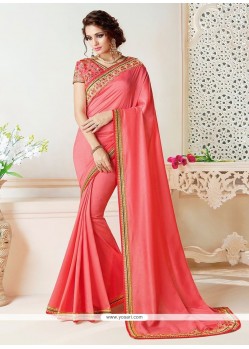 Fancy Fabric Lace Work Classic Saree