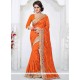 Orange Traditional Designer Saree