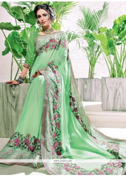 Resham Work Designer Saree