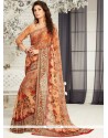 Faux Georgette Multi Colour Printed Saree