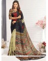 Faux Georgette Print Work Printed Saree