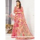 Print Work Faux Georgette Printed Saree