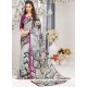 Faux Georgette Multi Colour Printed Saree