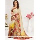 Faux Georgette Print Work Printed Saree