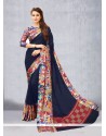 Faux Georgette Printed Saree