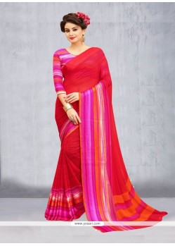 Print Work Printed Saree