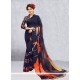 Faux Georgette Print Work Printed Saree