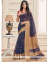 Navy Blue Casual Saree