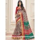 Print Work Multi Colour Casual Saree