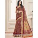 Maroon Casual Saree