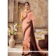 Faux Georgette Embroidered Work Classic Designer Saree