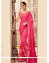 Faux Georgette Classic Designer Saree