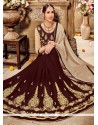 Brown Classic Designer Saree