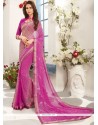 Faux Georgette Printed Saree